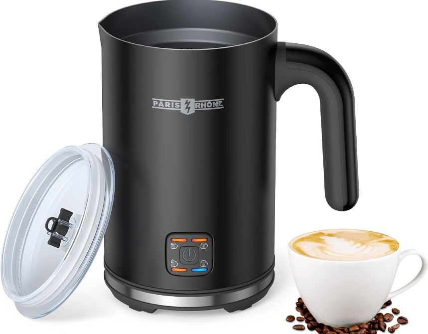 Спінювач молока PARIS RHÔNE, автоматичний капучінатор теплого та холодного молока 4-в-1 Капучинатор Косов - изображение 2