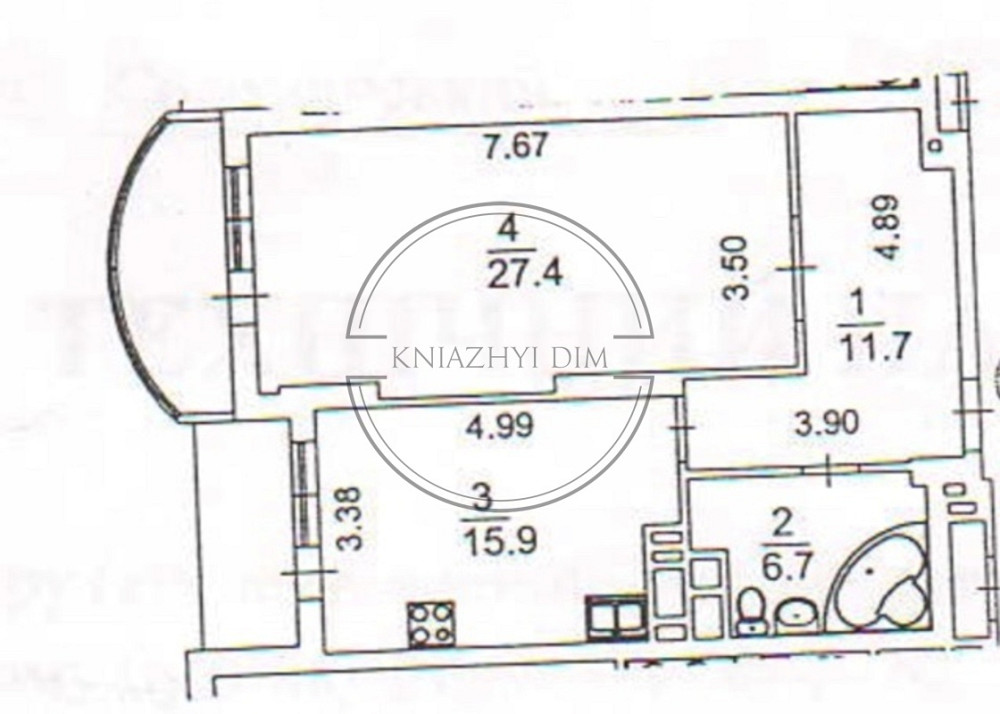 Хорошая, большая однокомнатная квартира ЖК Изумрудный. Код объекта: 21131404. Київ - зображення 10