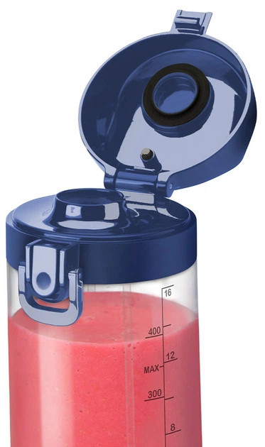 Фитнес-блендер аккумуляторный Nutribullet NBP003NBL 100 Вт синий Київ - зображення 4