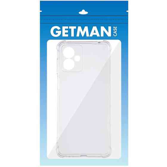 TPU чехол GETMAN Ease logo усиленные углы Full Camera для Motorola Moto G54 Power Херсон
