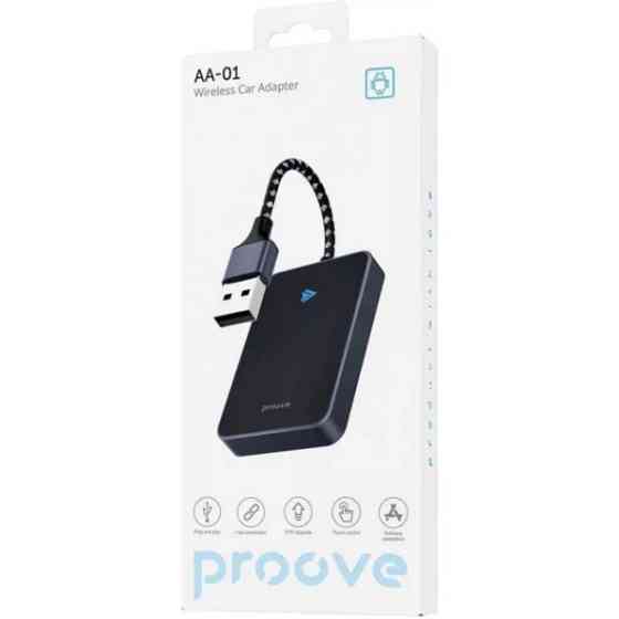 БЗП Android Auto Proove AA-01 Wireless Car Adapter Black (SMAA00100001) (Код товару:43327) Харьков