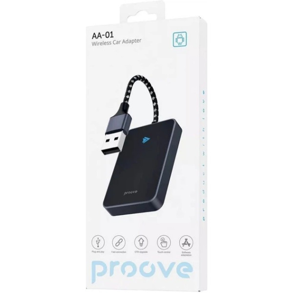 БЗП Android Auto Proove AA-01 Wireless Car Adapter Black (SMAA00100001) (Код товару:43327) Харьков - изображение 2