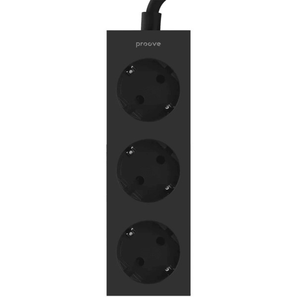 Фільтр живлення Proove Magnet Strip (3xAC) 1.6m Black (PSMS25000001) Харків - зображення 1