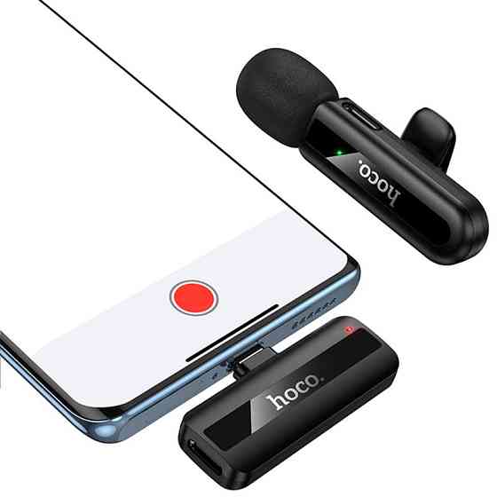 Петличный беспроводной микрофон Hoco L20 Fair Type-C Херсон