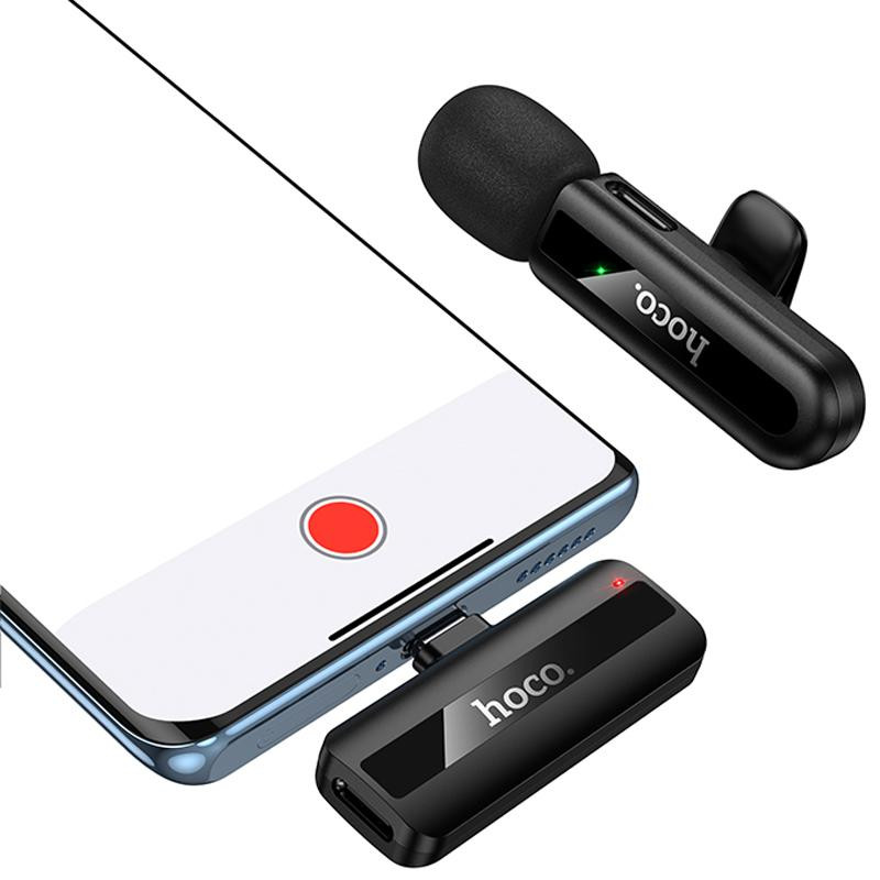 Петличный беспроводной микрофон Hoco L20 Fair Type-C Херсон - изображение 3