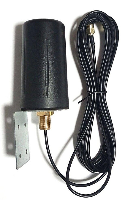 Антенна всенаправленная 550-6300MHz 10dBi, до 50W, водонепроницаемая, с креплением, 3 м RG174 SMA-ma Днепр - изображение 1