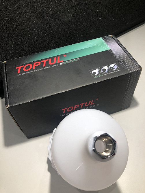 Бачок для краскопульта пластиковый 600 мл (внутренняя резьба M16*1.5) TOPTUL KALN0160 Харків - зображення 3