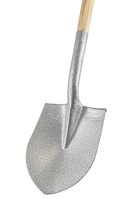 Лопата штыковая MASTERTOOL 205х280х1200 мм молотковая покраска с деревянной ручкой и держаком 14-626 Харків - зображення 3