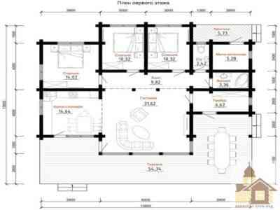 Купити зруб дерев’яного будинку під ключ Одеса