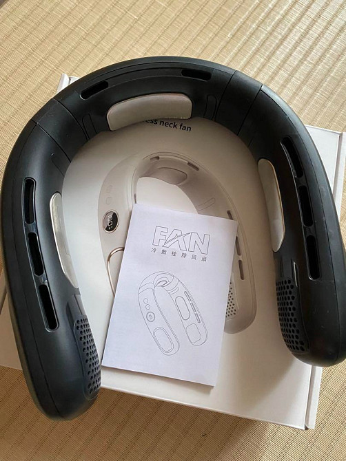 Шейный мини-кондиционер с LED-дисплеем и 5 скоростями обдува Київ - зображення 3