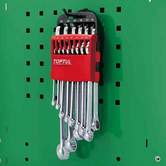 Набор ключей комбинированных 7-24мм 14ед. на холдере (красный)  TOPTUL GSAB1402 Харків
