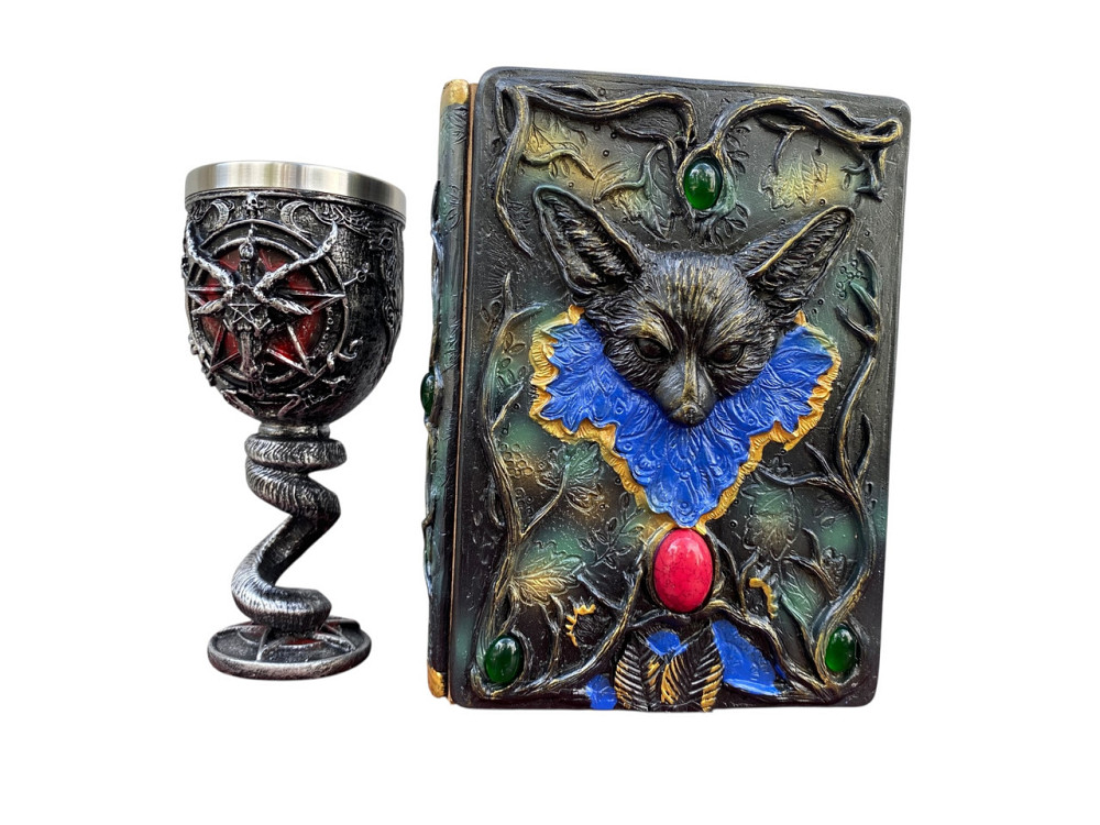 Подарочный набор Бокал 3 Бафомет и Блокнот 3 «Лесной Гримуар Лисы» Київ - зображення 3