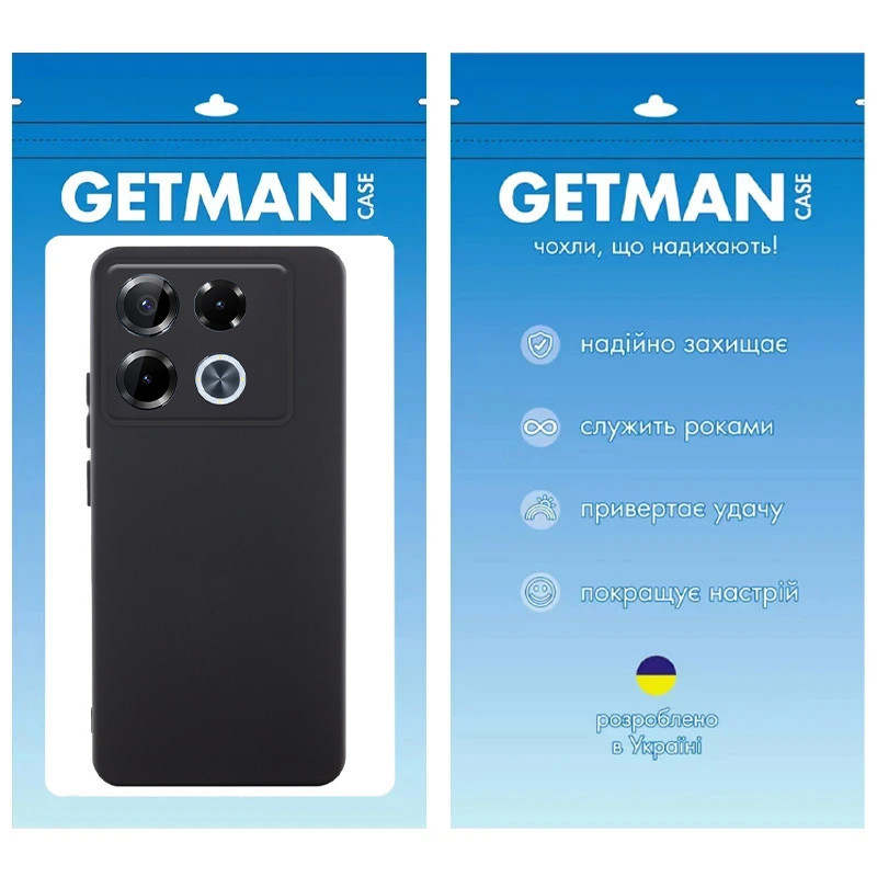Чехол TPU GETMAN Liquid Silk Full Camera для Infinix Note 40 Pro 4G Херсон - зображення 2