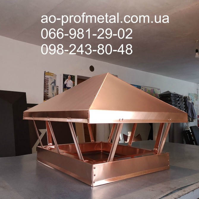 Колпак на трубу, Зонт на дымоход, Грибок на трубу. Киев - изображение 6