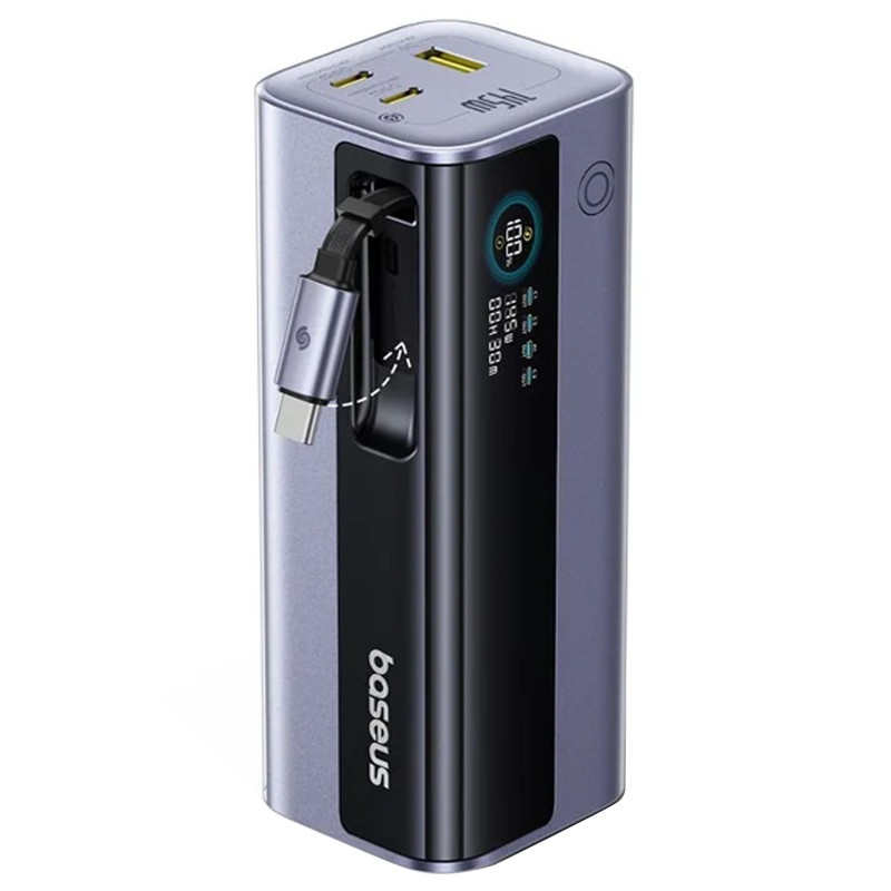 Портативное ЗУ Power Bank Baseus EnerGeek GR11 PD200W with cable 25000 mAh Херсон - зображення 3