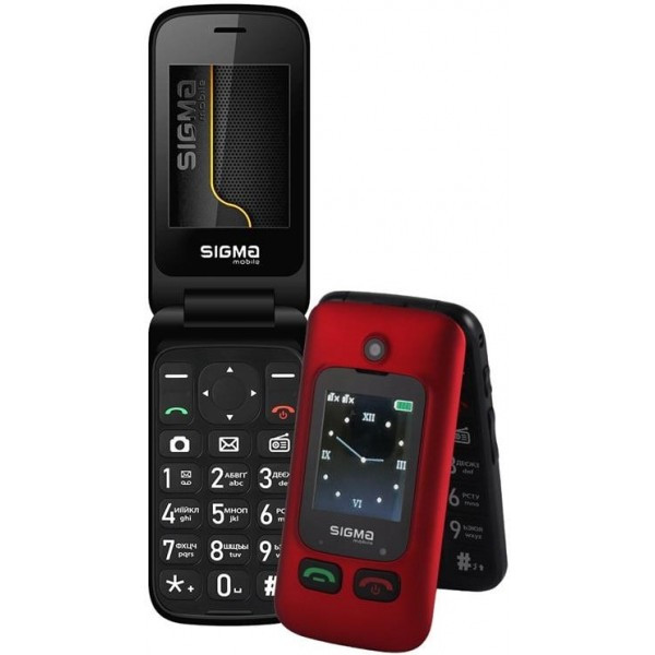 Телефон Sigma Comfort 50 Shell Type-C Dual Sim Red/Black (Код товару:33925) Харьков - изображение 4