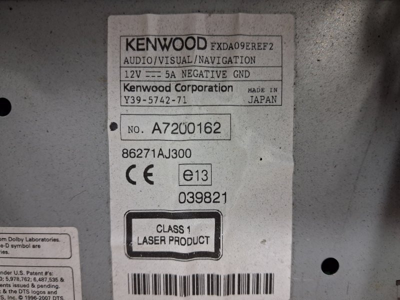 Магнитофон Subaru Outback 2009-2015 86271AJ300 (Арт. 58983) Київ - зображення 5