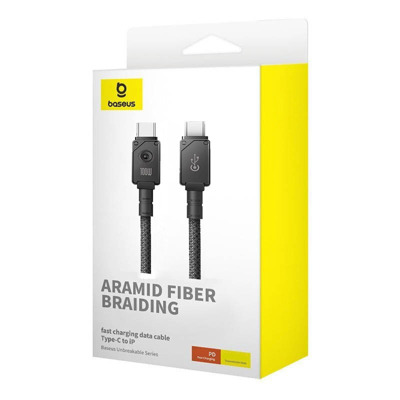 Дата кабель Baseus Unbreakable Series Fast Charging Type-C to Type-C 100W 1m (P10355800111-0) Херсон - зображення 7