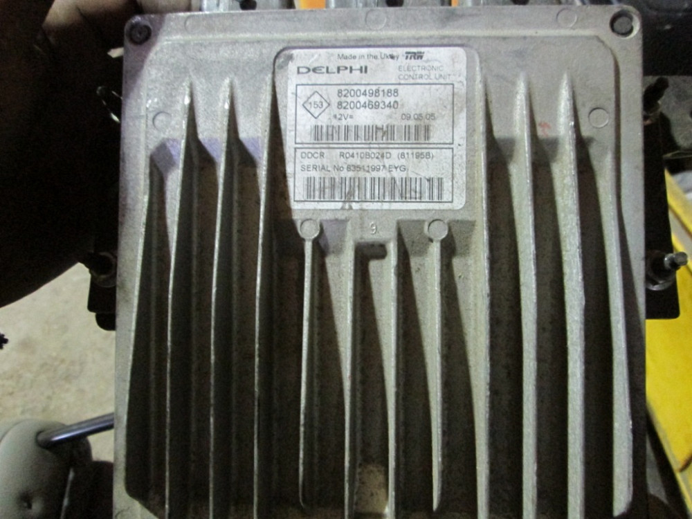 Блок управления двигателем Renault Kangoo 1.5 dci 2003-2007 (8200331477) Ковель - изображение 2