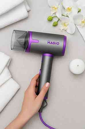 Фен Magio MG-163 2000 Вт серый Київ