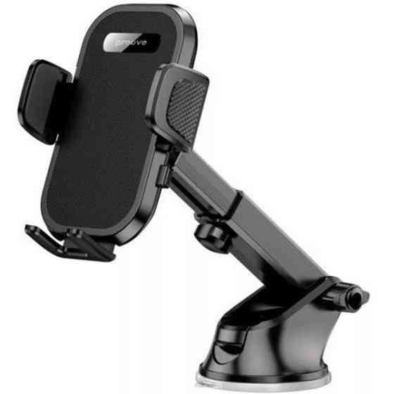 Автомобільний тримач Proove Longway Plaid Suction Type Car Mount Black (CHLP00000001) Харків