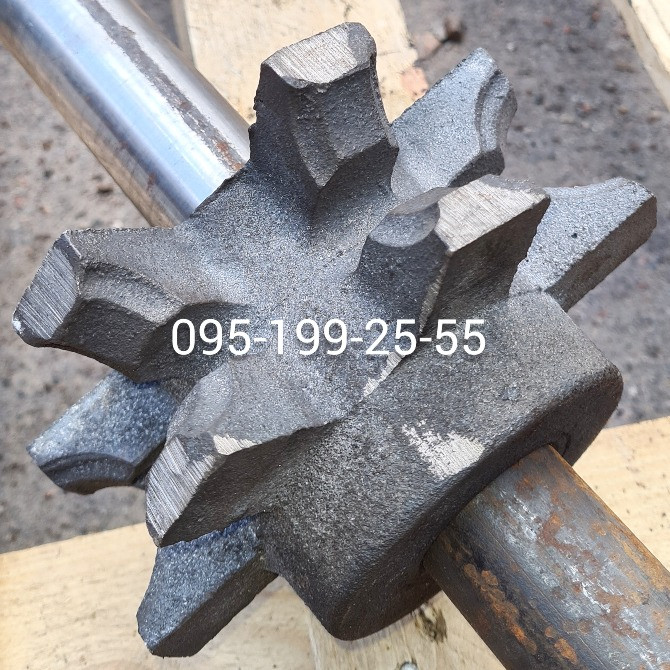 Зірочка ведена (z-6/d-40) ПРТ-10; вал ведений (голий) ПРТ-10 Дніпро - зображення 1