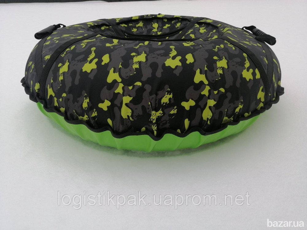 Тюбинг 1 м Ватрушка для снега защитного цвета (Оксфорд) Харків - зображення 6