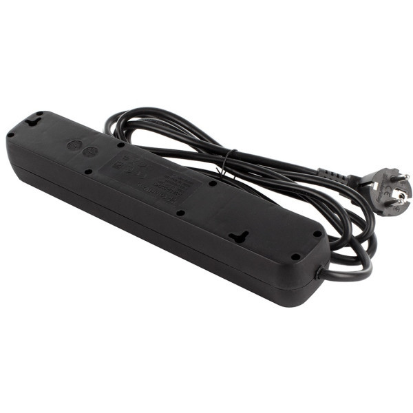 ColorWay Фільтр живлення СolorWay 5 розеток 2м Black (CW-PSEA52BK) Харьков - изображение 2