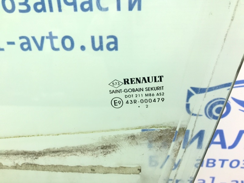 Стекло двери переднее левое Renault Megane 2008-2016 803012464R (Арт. 45686) Київ - зображення 3