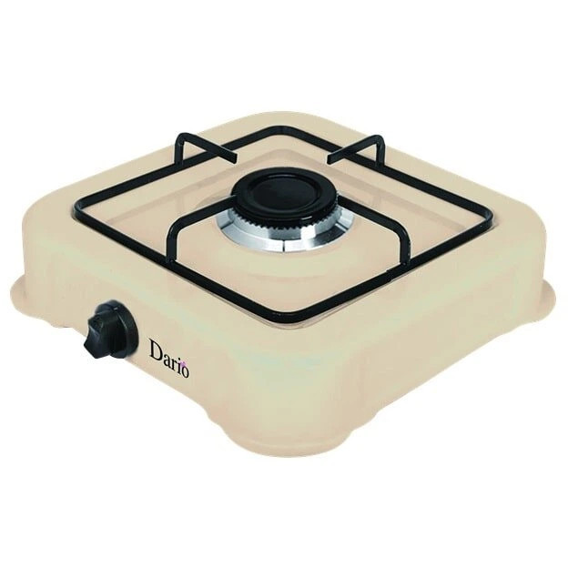 Плита настольная газовая DARIO DR105G Beige 29,5х29х6,5 см бежевая Киев - изображение 1