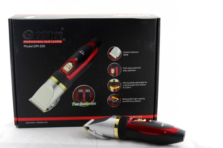 Профессиональная машинка для стрижки волос Gemei GM-550 Київ - зображення 2