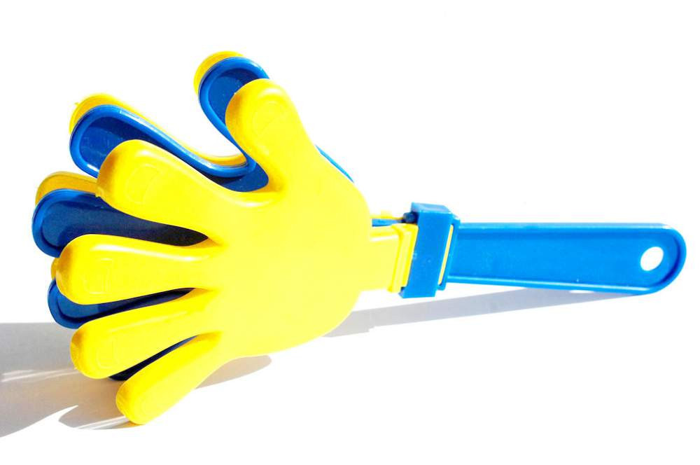 Рука хлопушка - трещотка для болельщиков Киев - изображение 4