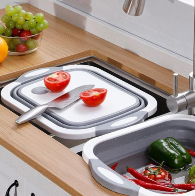 Дошка обробна складана Frico FRU-820-Grey 40х30 см сірий Київ - зображення 1