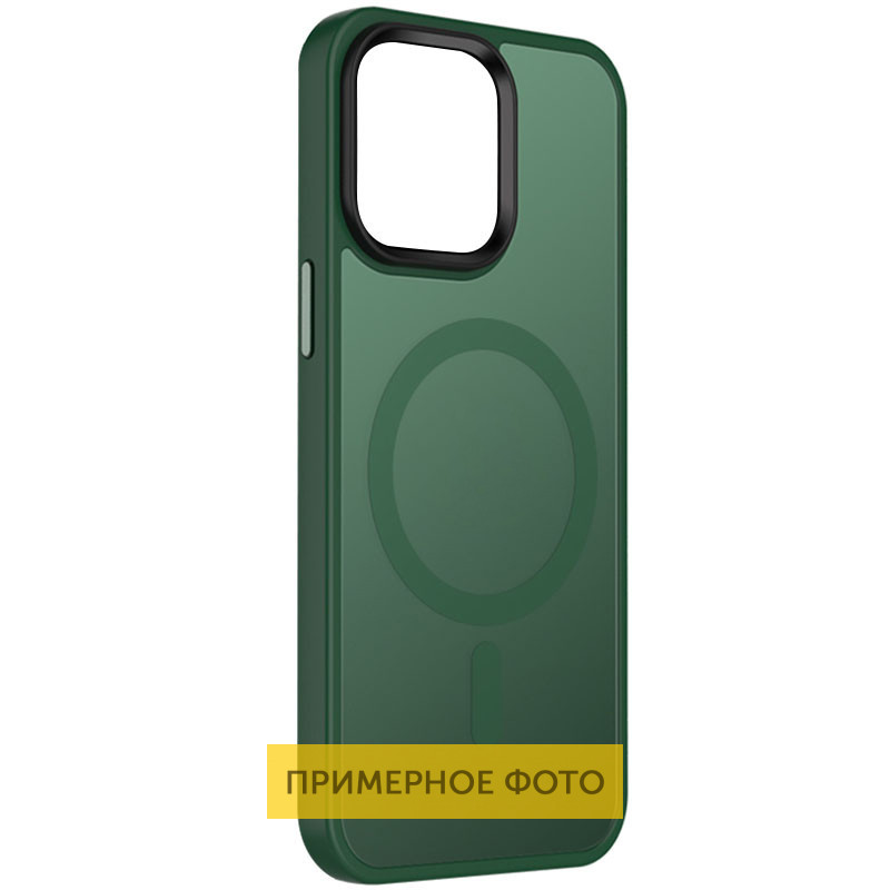 TPU+PC чехол Metal Buttons with MagSafe Colorful для Apple iPhone 16 (6.1") Херсон - зображення 1