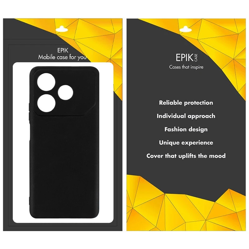 Чехол TPU Epik Black Full Camera для TECNO Pova 6 Neo (LI6) Херсон - зображення 2