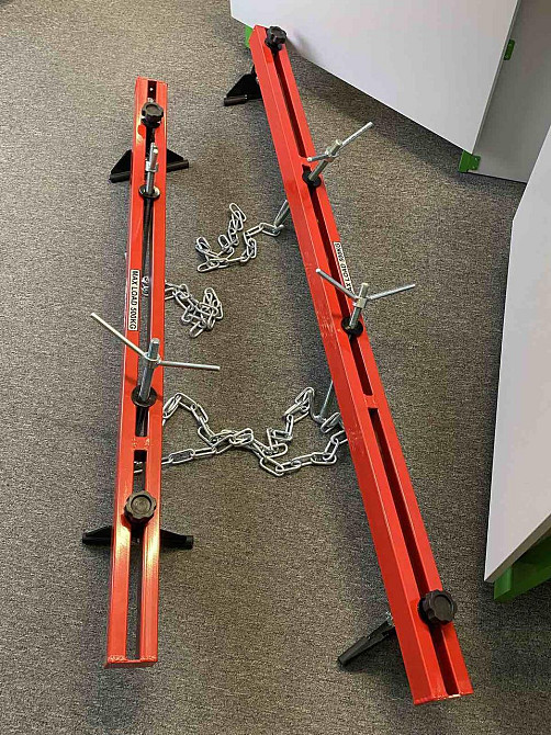 Траверса для снятия двигателя с двумя захватами 500 кг 1500 мм (ХЗСО) TRV0500 Харків - зображення 3