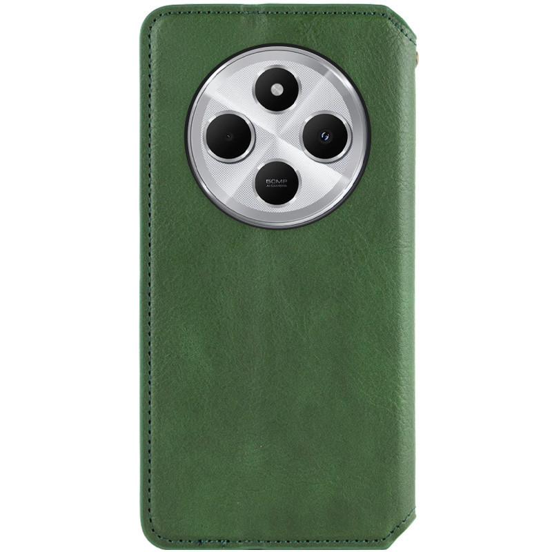 Кожаный чехол-книжка GETMAN Cubic (PU) для Xiaomi Redmi 14C / Poco C75 Херсон - зображення 2