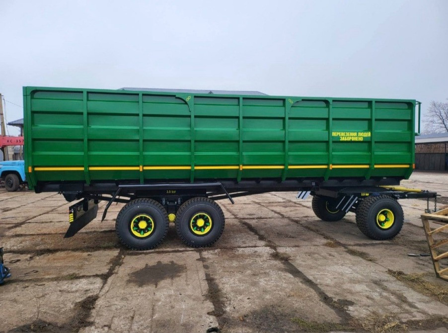 Причіп трьохвісний 3ПТС-20 Самоскидний Тракторний Зерновоз (3ПТС12 НТС20 ) Запорожье - изображение 2