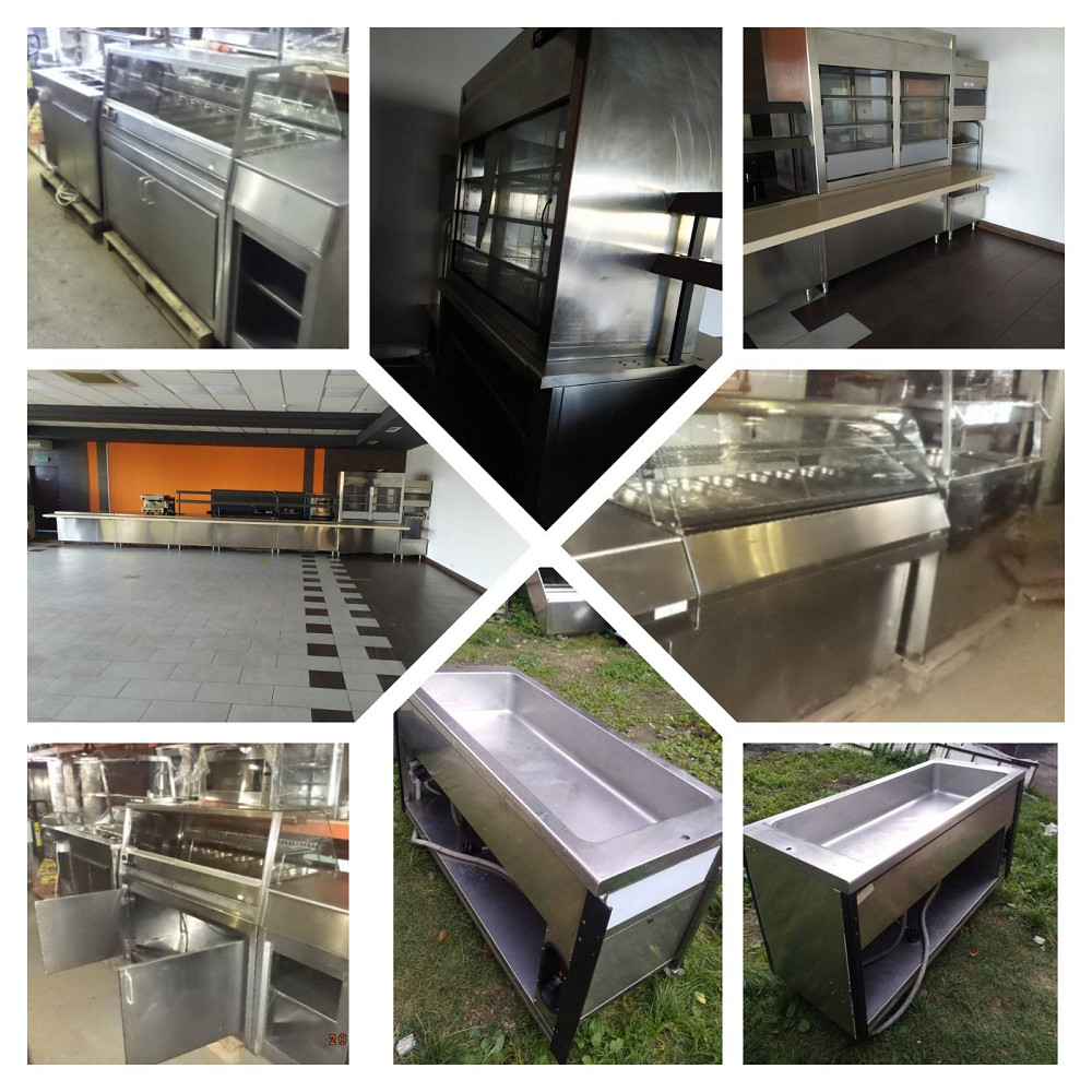 Лінії само-обслуговування в їдальні, марміти та вітрини Киев - изображение 1