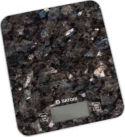 Весы кухонные Satori SKS-211-BL 15 кг темно-серые Киев