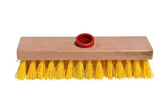 Щетка хозяйственная для мытья MASTERTOOL деревянная колодка 200х55х52/35 мм ПК без ручки 14-6360 Харьков