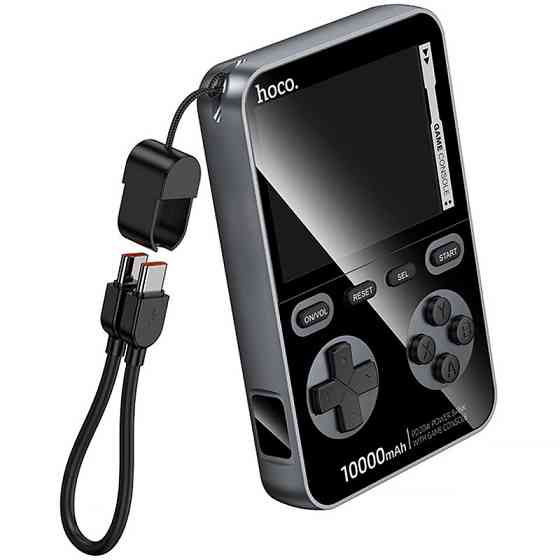 Портативное ЗУ Power Bank Hoco Q47 Shine PD20W with cable + Game Console 10000 mAh Херсон