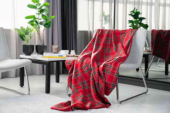 Ковдра Ardesto Fleece ART-0701-PB 160x200 см червона Киев