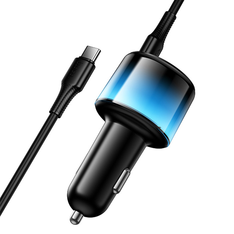 АЗУ Hoco Z69B Vivido PD57W+QC3.0 (1USB-A/2C) + кабель Type-C to Type-C Херсон - зображення 5