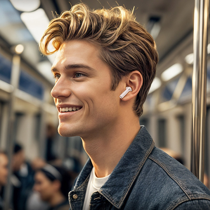 Беспроводные TWS наушники Borofone FQ7 Treasure ANC+ENC Херсон - изображение 5