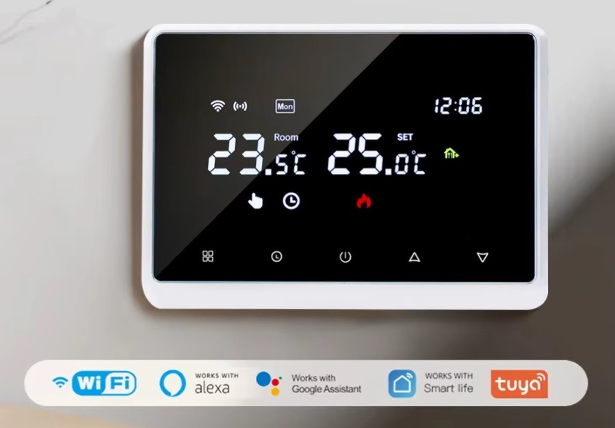 Бездротовий розумний термостат Myuet ME98 Wi-Fi + RF для котла (Tuya) Винница - изображение 1