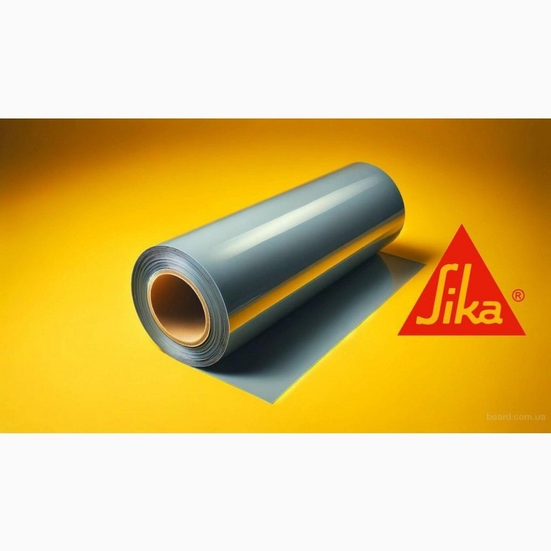Покрівельна ПВХ мембрана Sikaplan G-12, G-15, G-18, G-20 армована Вишневе - зображення 3