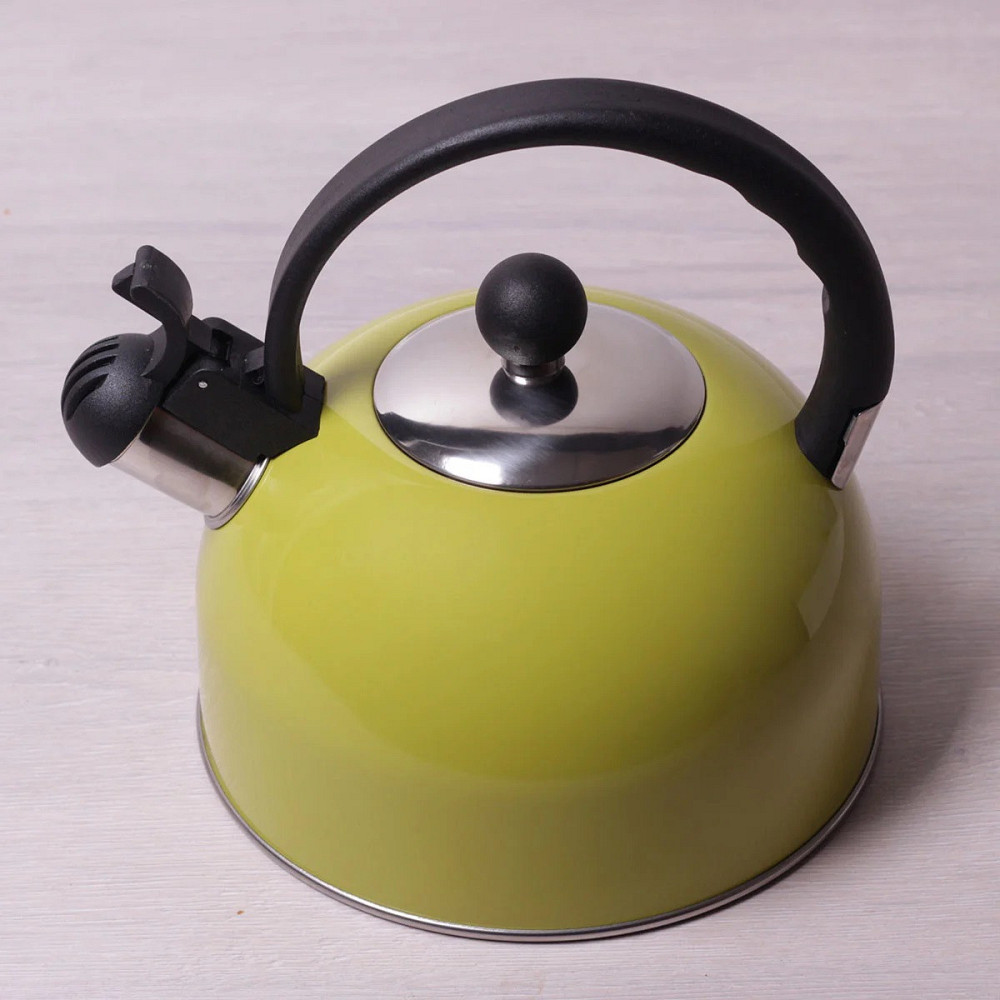 Чайник Kamille со свистком и бакелитовой ручкой 2,5 л Одеса - зображення 2