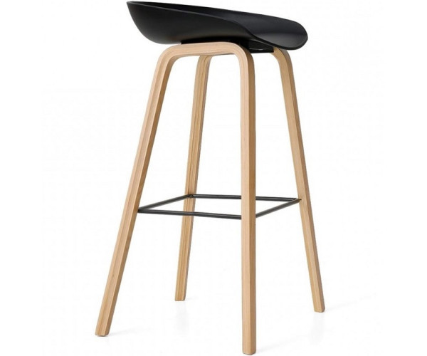 Стілець Адель барний високий чорний Днепр - изображение 1