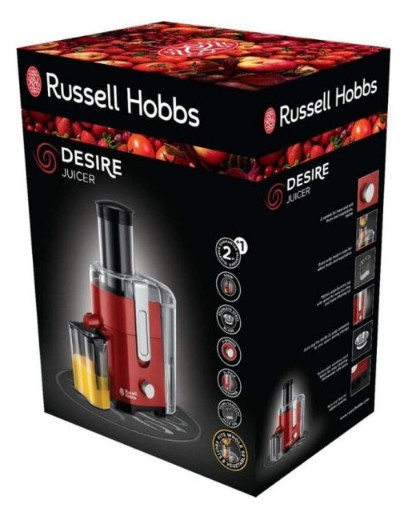 Соковыжималка Russell Hobbs Desire 24740-56 550 Вт красный Киев - изображение 2